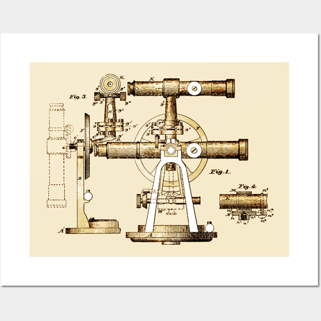 Theodolite - Patent Application Wall Art by The Blue Box